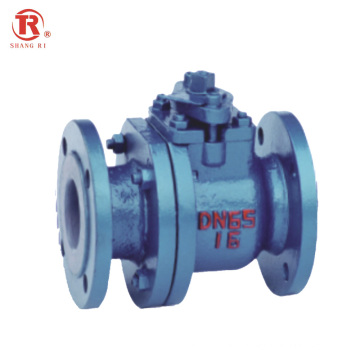 Flanged Fluorine lined Ball Valve for strong corrosive service